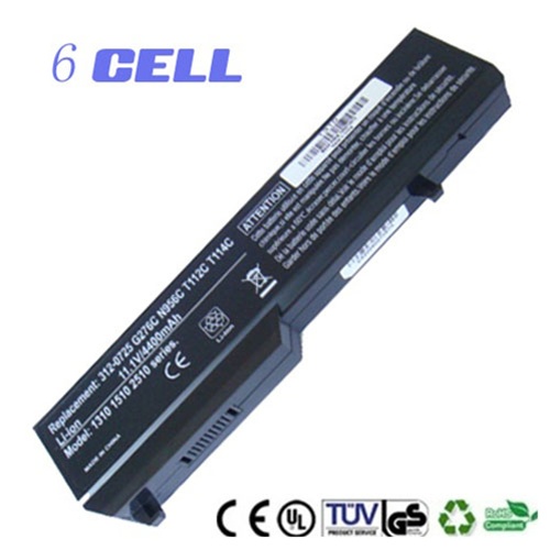 6 Cell Replacement Dell T116C G276C Y022C T112C Battery For Dell Vostro 1310/1510 Series laptop