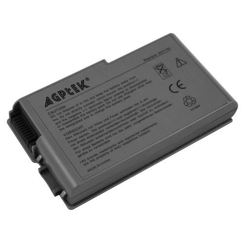 4400mAh/49Whr 6 Cell! AGPtek Replacement Laptop Battery For Dell Latitude D500 D505 D510 D520 D600 D610