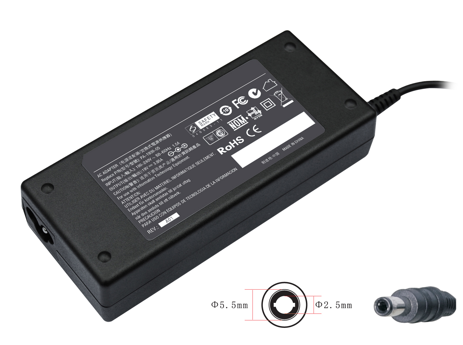 AC adapter Toshiba Satellite M60 AT4