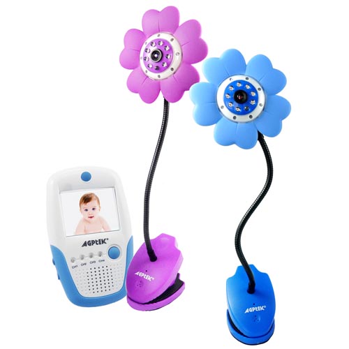 AGPtek Wireless Camera Palm 2-Color Portable Video Baby Monitor