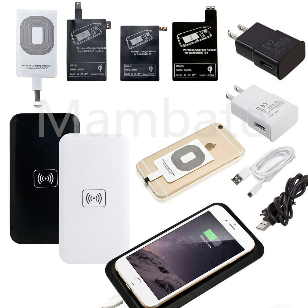 iphone qi charger qi wireless charger charging pad receiver kit adapter for iphone samsung ebay iphone qi charger qi wireless charger charging pad receiver kit adapter for iphone samsung ebay