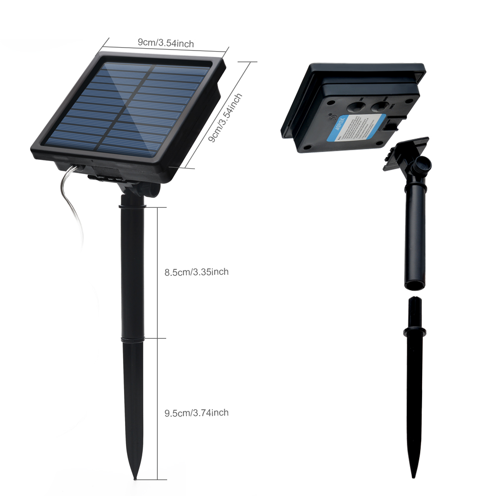 50 led solar rope lights - 28 images - 50 led solar power rope lights l garden, 50 led solar ...