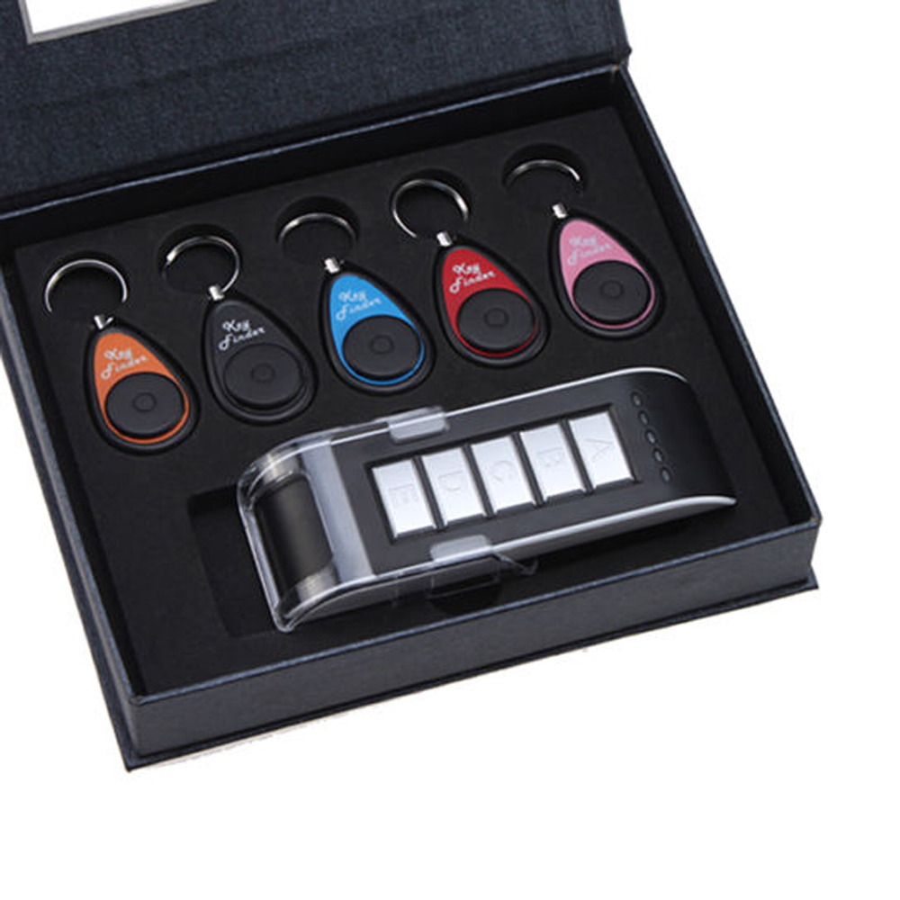 5 in 1 Wireless Things Lost Key Finder Locator Alarm Keychain 85dB