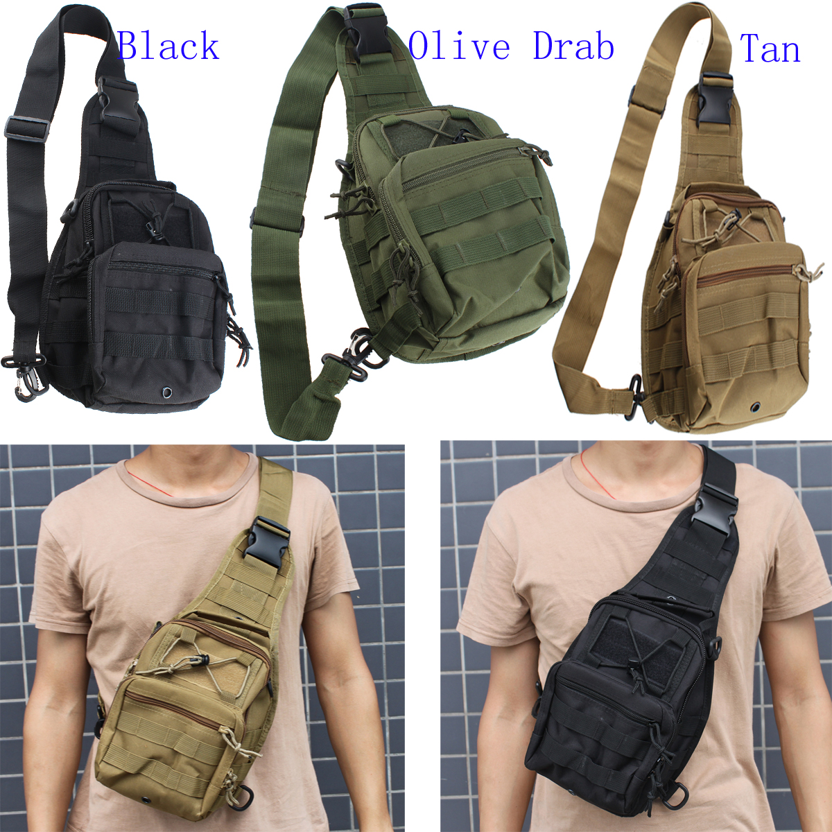 military style sling bag