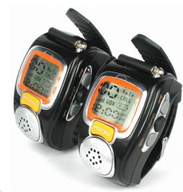 Get 2pcs Two Way Radio Walkie Talkie Spy Wrist Digital Watch