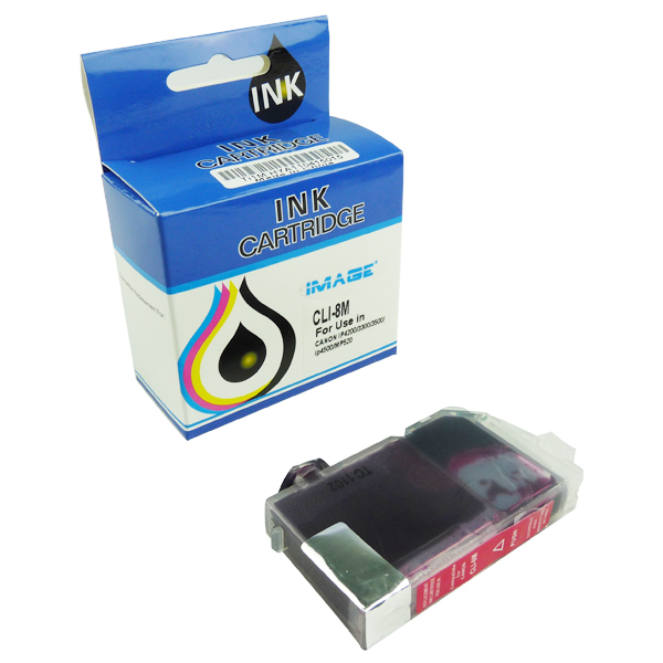 Image magenta Ink Cartridge for Canon CLI 8 fit for pixma pro9000 MP830 MP530 MP600