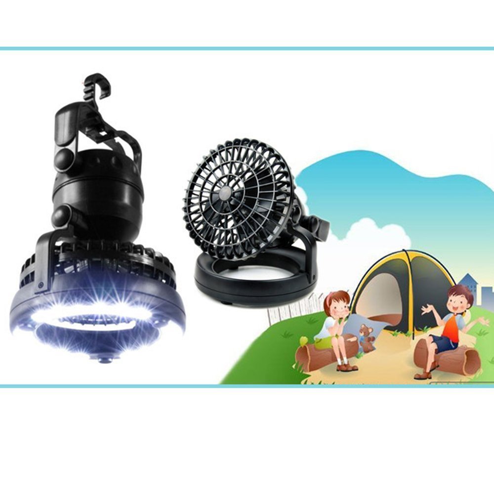 Tent fan light led camping hiking portable 2in1 ceiling lamp with 入園入学祝い