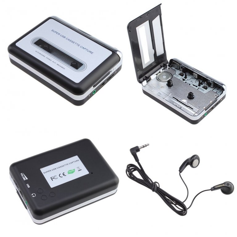 Cassette to MP3 Converter, AGPtek Portable Cassette Tape Recorder
