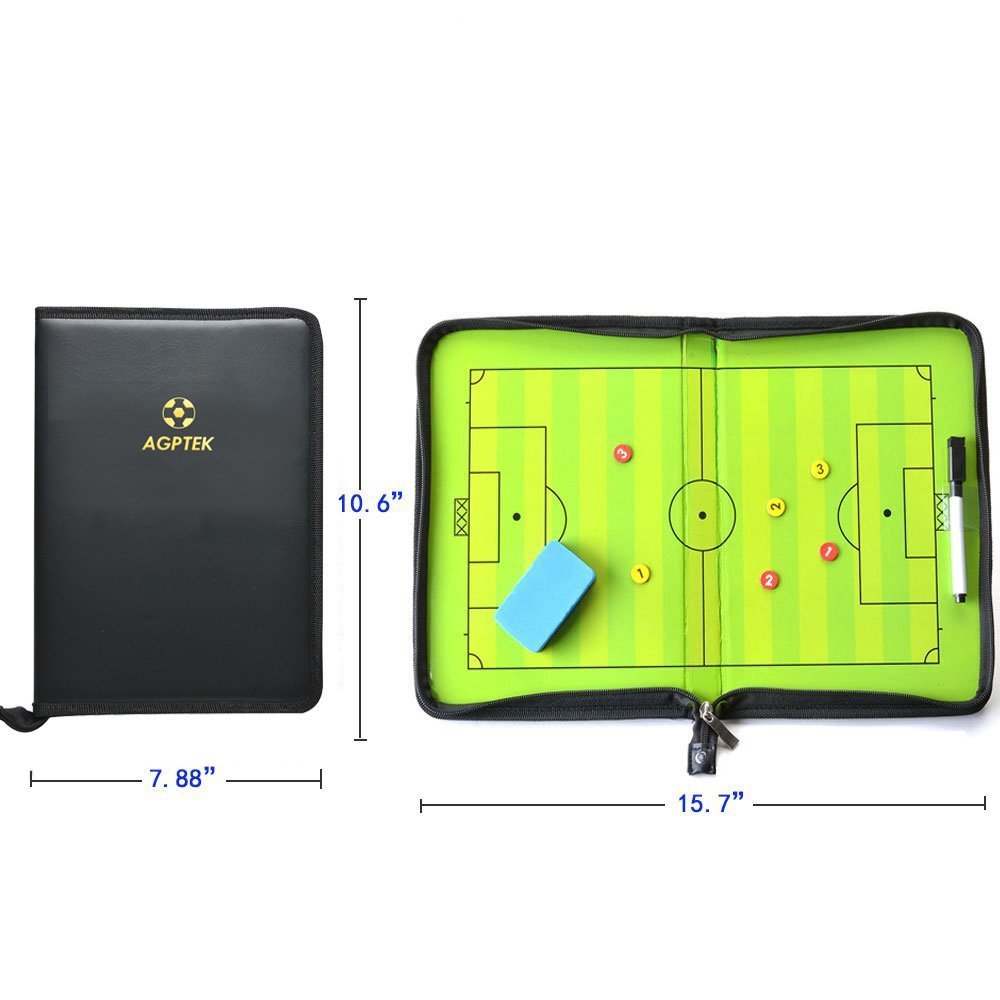Torlam Magnetic Soccer Coaching Board Dry Erase Soccer Tactics