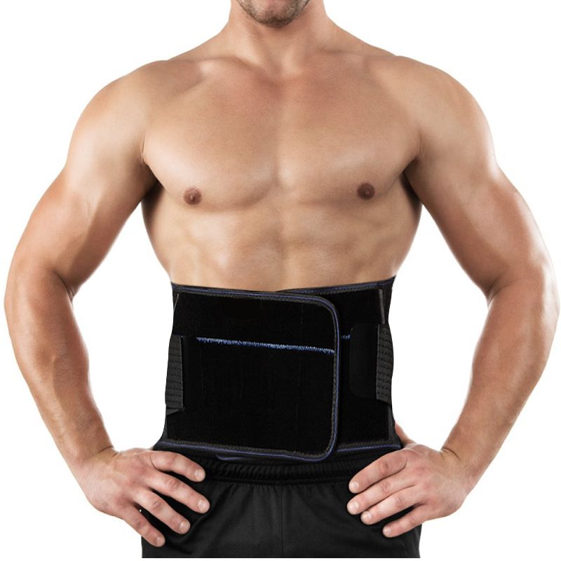 Back Support Lower Back Brace Pain Relief Lumbar Support Belt With Metal  Plate