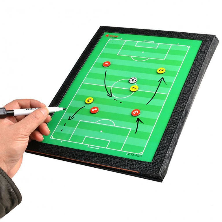 Leather Soccer Coaching Board Board AGPTEK