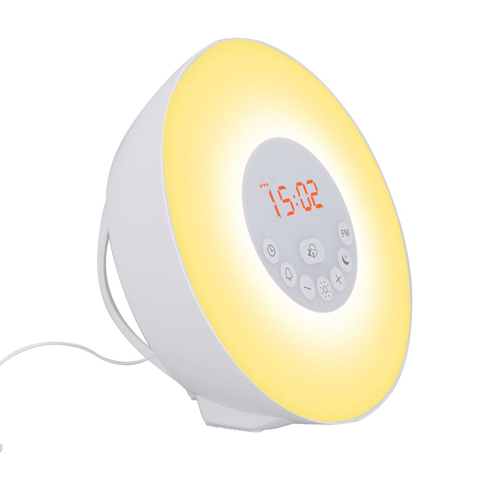 Wake-Up Light with Sunrise/Sunset Simulation, Touch Control