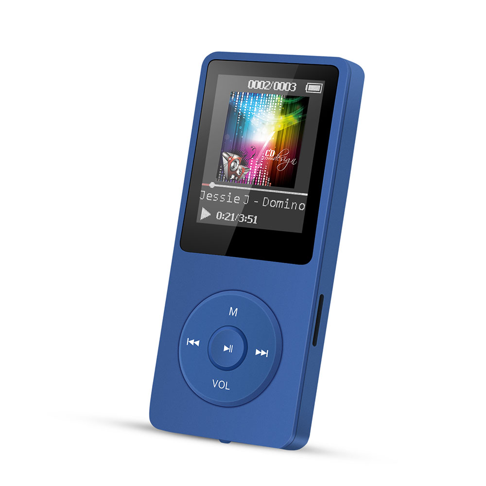 AGPtEK 2018 Latest Version 8GB 70 Hours Playback MP3 Lossless Sound Music Player