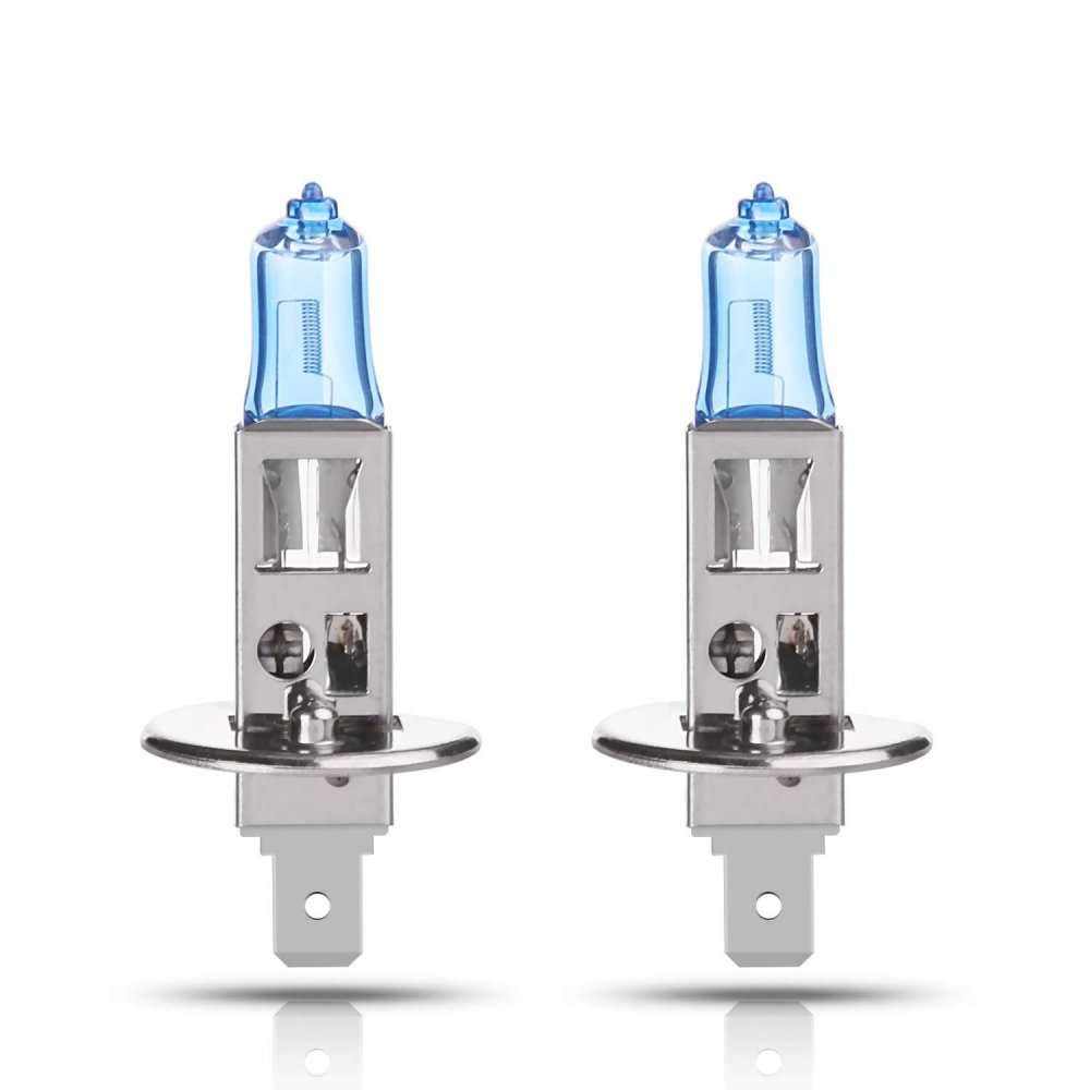 H1 Halogen Headlight Bulb 12V/55W, 2 Pack