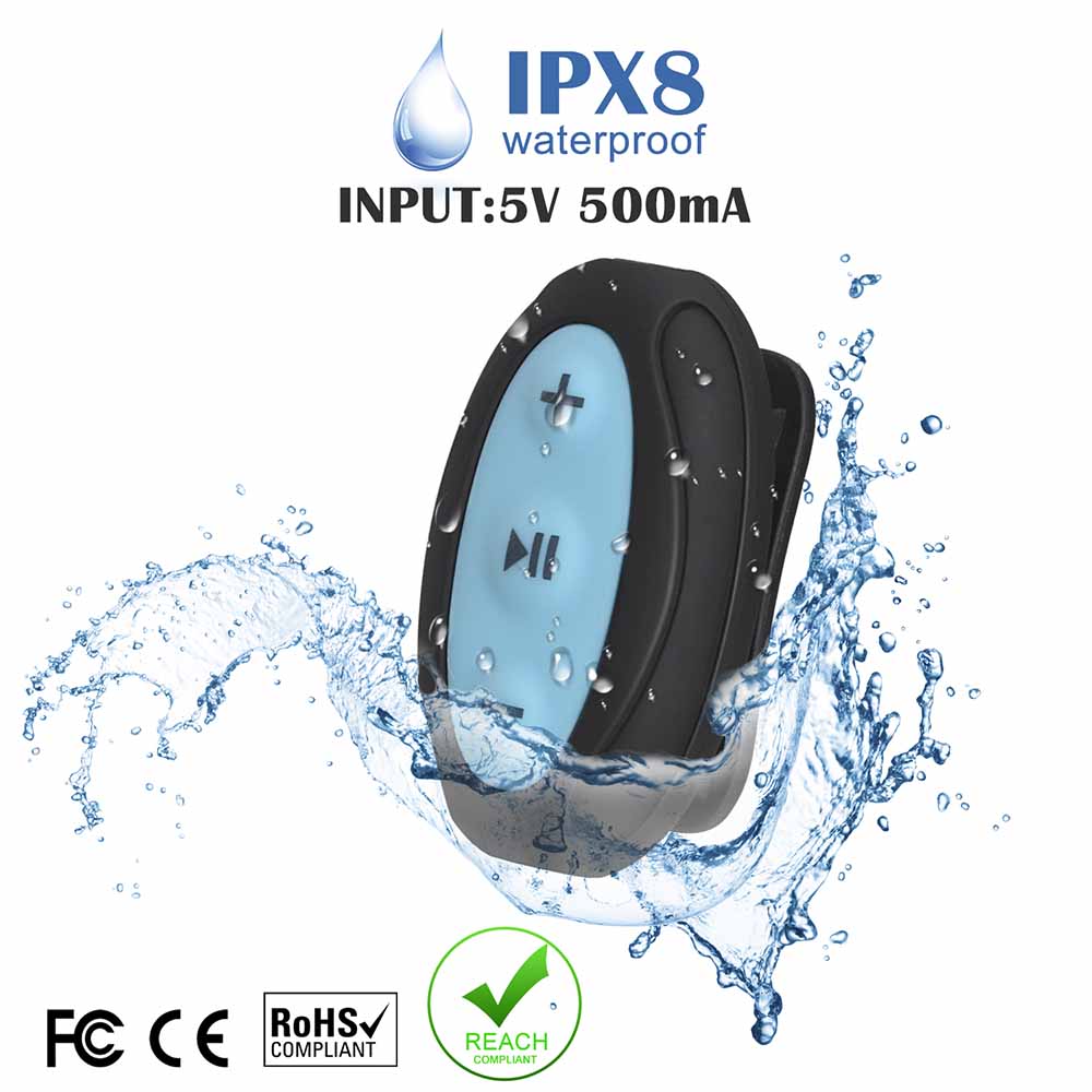 AGPTEK IPX8 Waterproof MP 3 Player for Surfing Swimming Water Sports -UK