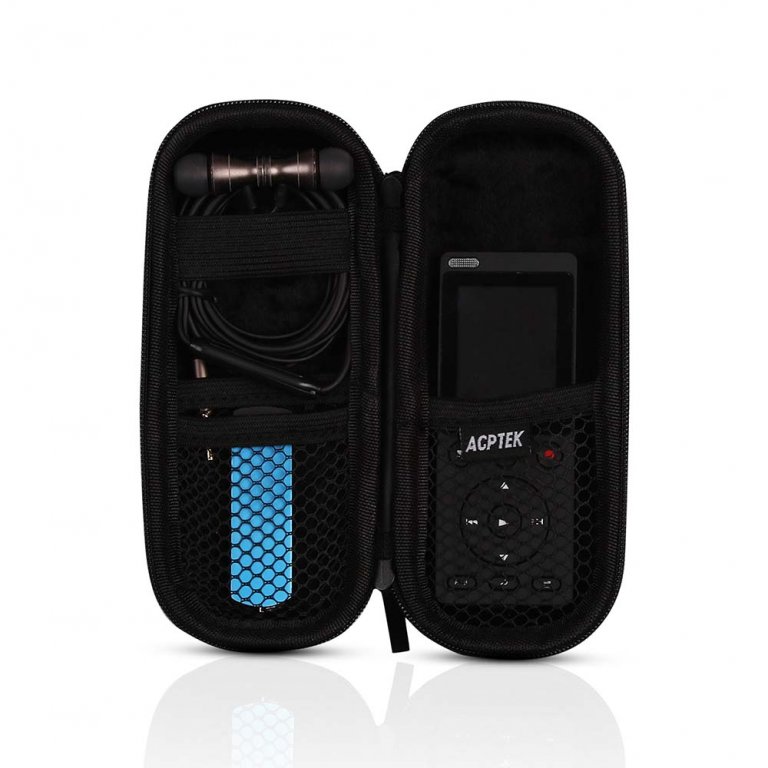 EVA Voice Recorder Slim Case, Black AGPTEK