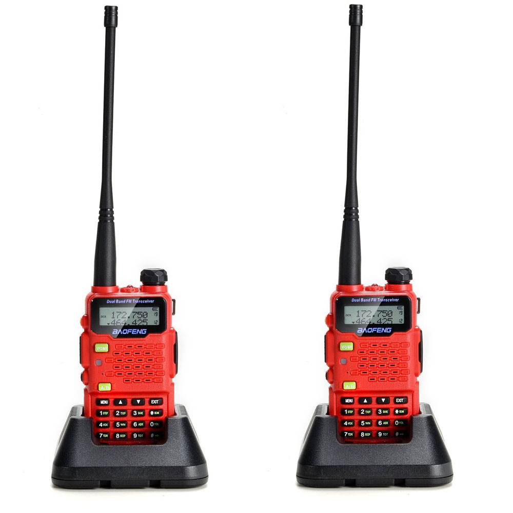 Baofeng Uv-5r Uhf Vhf Walkie Talkie Set