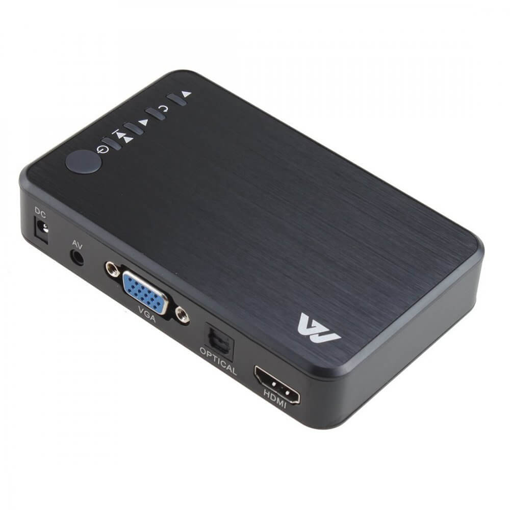HDMI Multi Media Player Unterstützt USB-Stick SD MMC MS 1080P Full HD Digital Media Player Medienspieler mit Fernbedienung für RM RMVB MKV AVI MOV 
