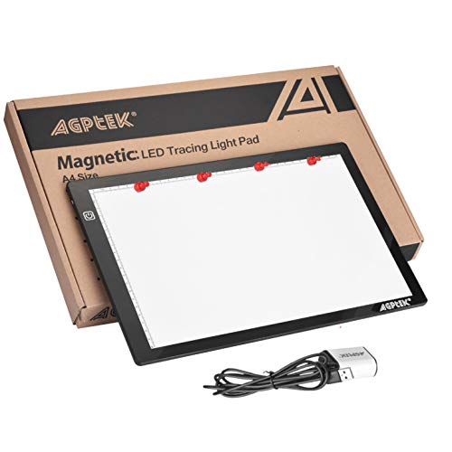 A4 Light Board Portable Tracing Light Box Magnetic Drawing Board Light  Drawing Board Light Box For Tracing Sketch Pad 