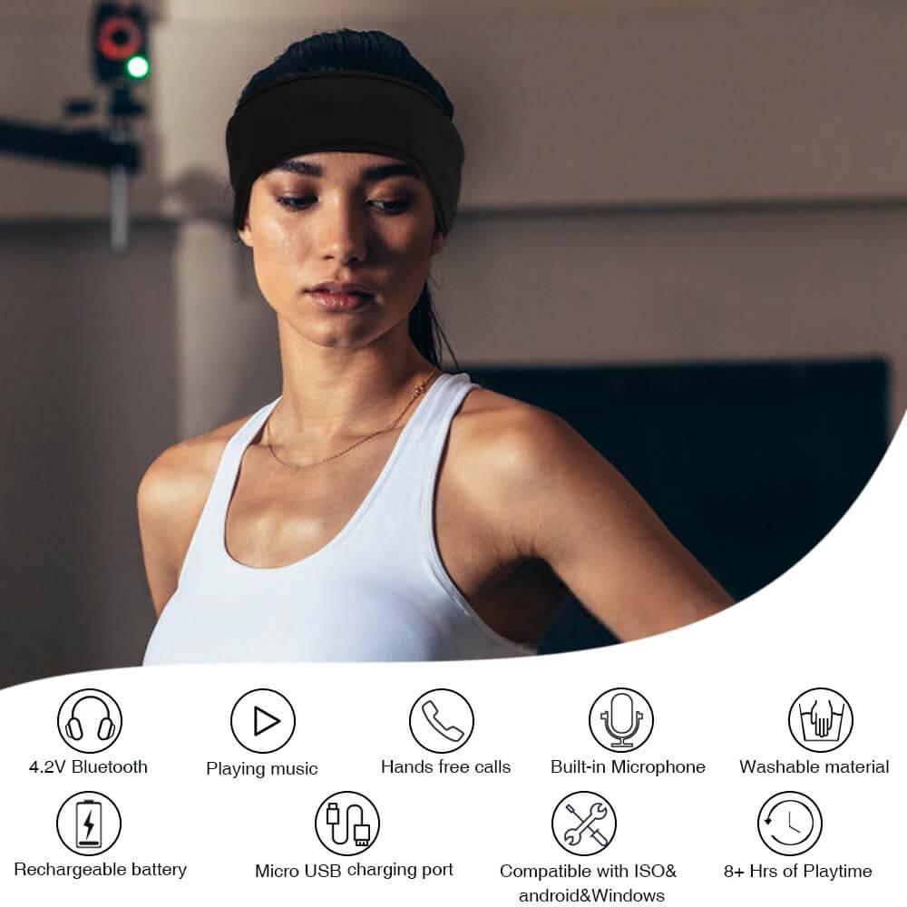 running bluetooth headband