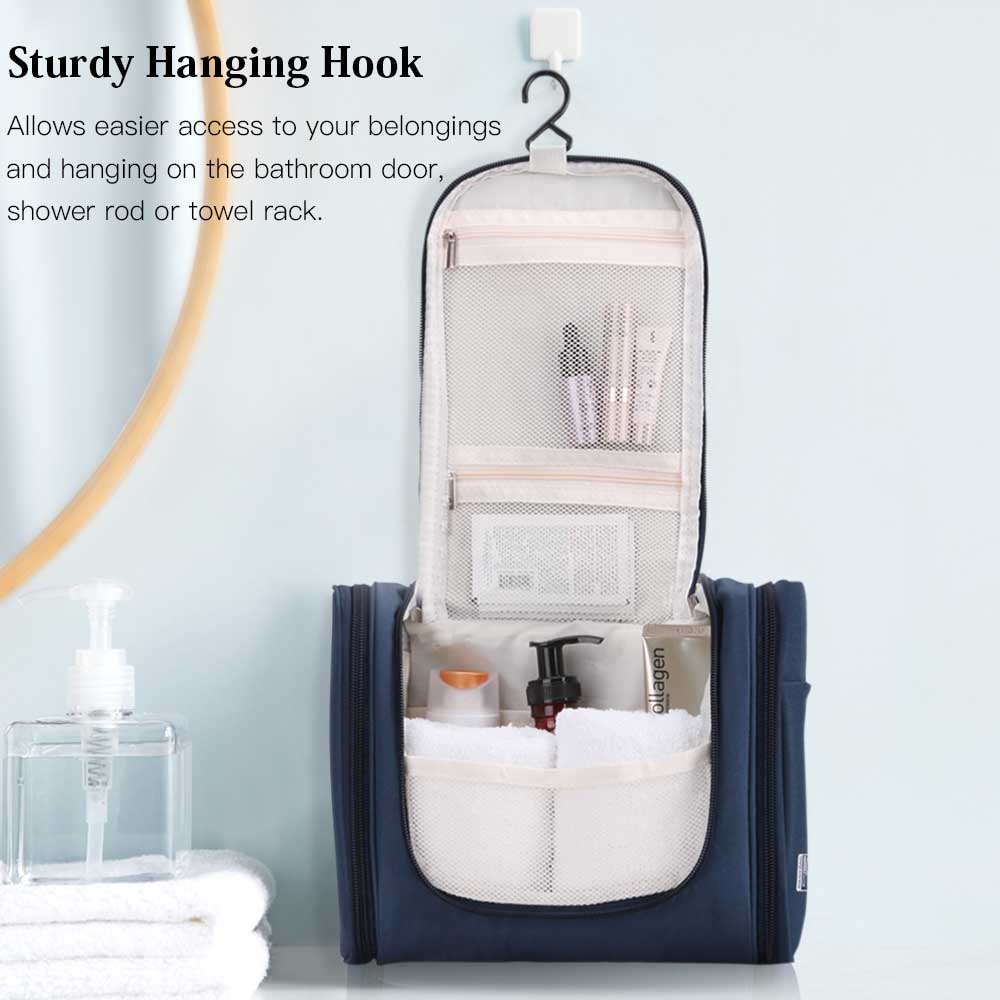 Hanging Travel Toiletry Bag, Cosmetic And Bath Organizer Bag Makeup Bag  waterproof Men Toiletry Bag