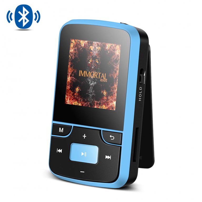 AGPTEK G6 Portable 8GB Bluetooth 4.0 Clip Sport MP3 Player, Support FM