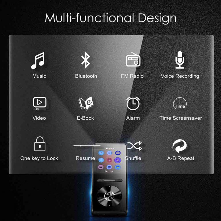 agptek music player troubleshooting