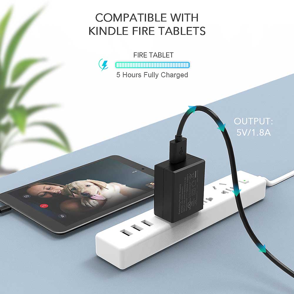 Car Charger USB Cable for Fire Tablets Kindle eReaders Kindle Paperwhite Voyage Oasis Fire HD 8 HD 10