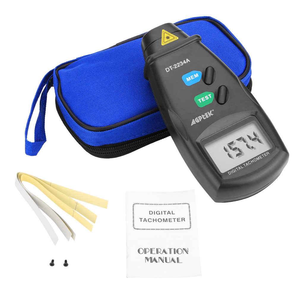 Details about   Neiko 20713A Digital Tachometer Non Contact Laser Photo2.5-99,999 RPM A... 