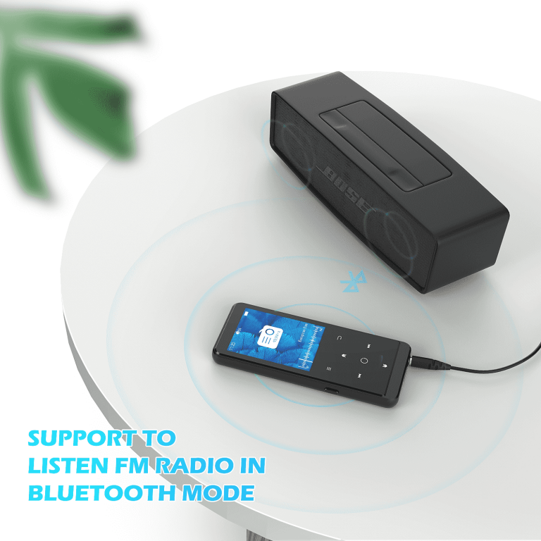 AGPTEK 32GB MP3 Player with Bluetooth, Portable Music Player 2.4 Inch