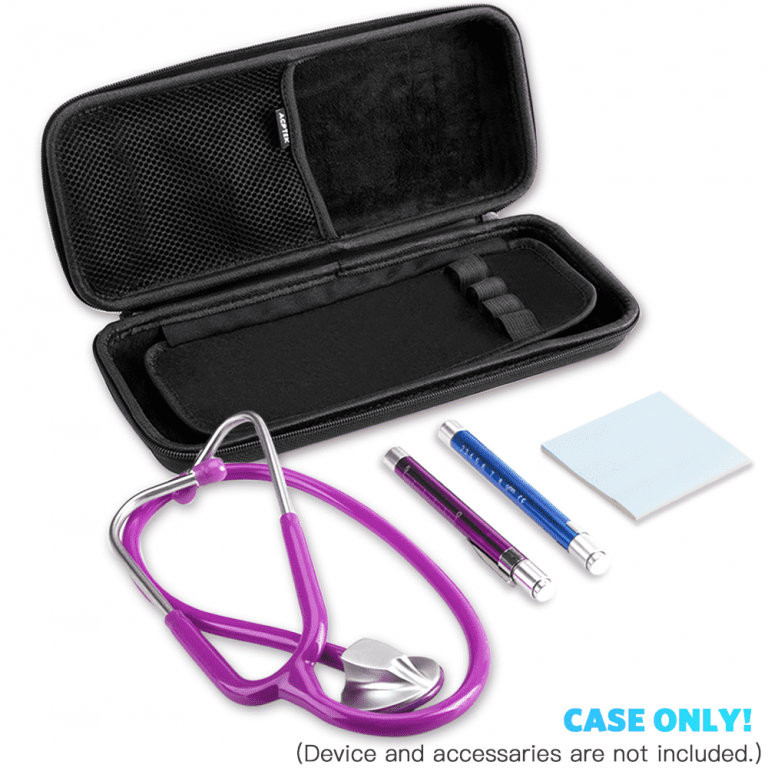 AGPTEK Stethoscope Case, EVA Carrying Case Compatible with 3M Littmann