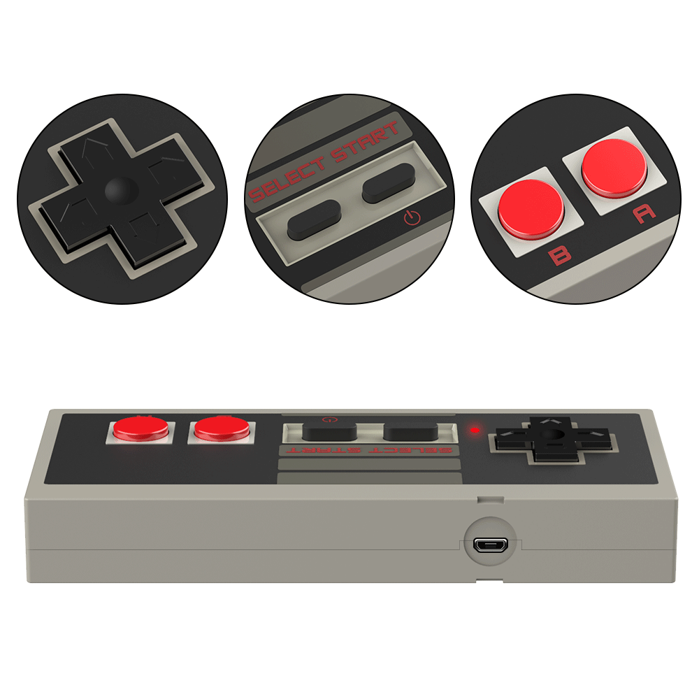 nes controller drawing