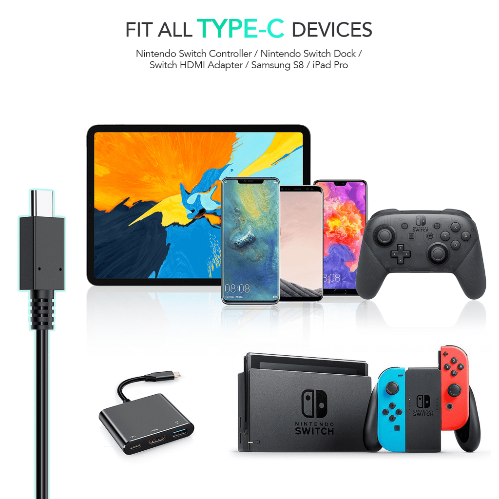 AGPTEK Charger for Nintendo Switch, AC Adapter for Nintendo Switch