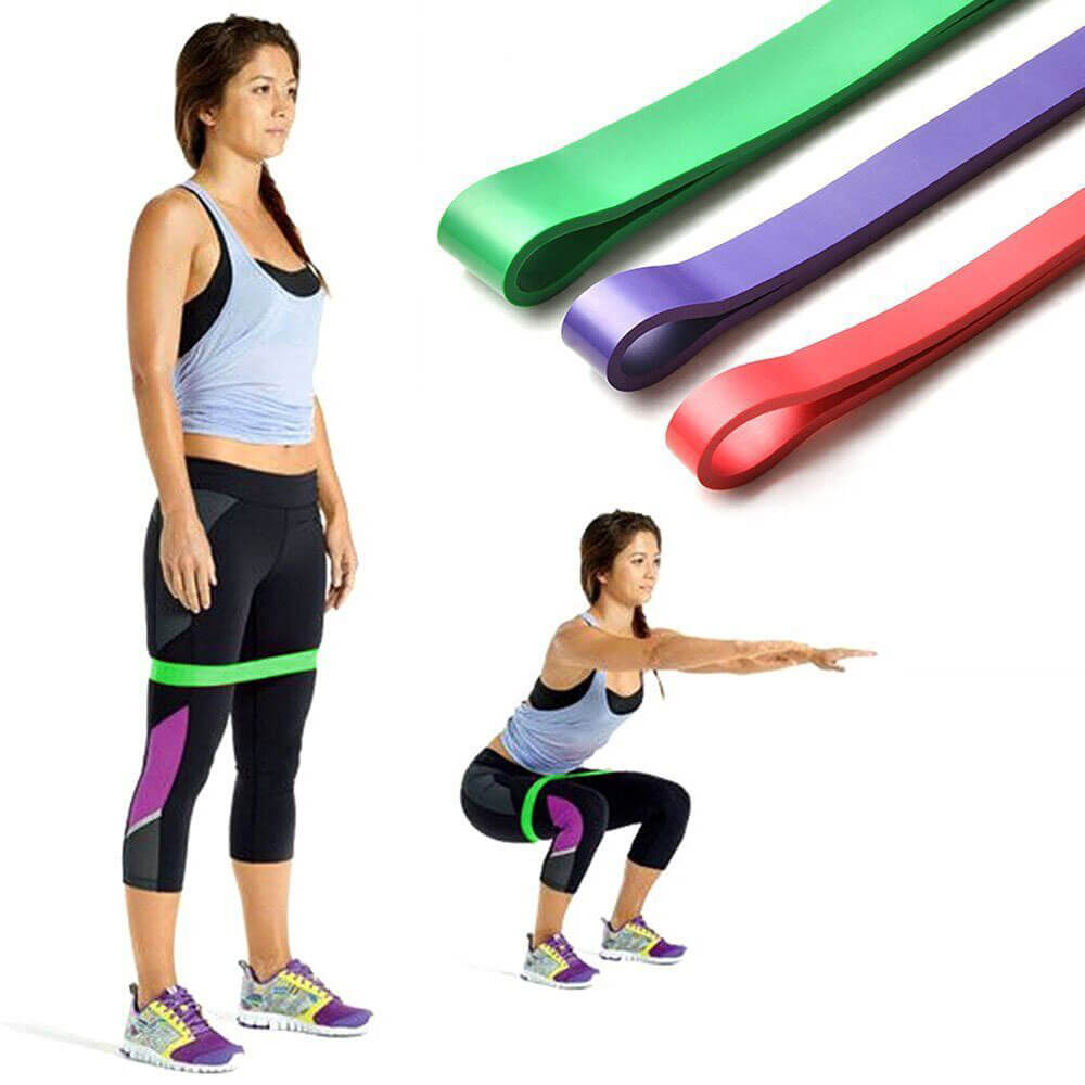 set of 3 Resistances Latex Assisted PullUp Bands 