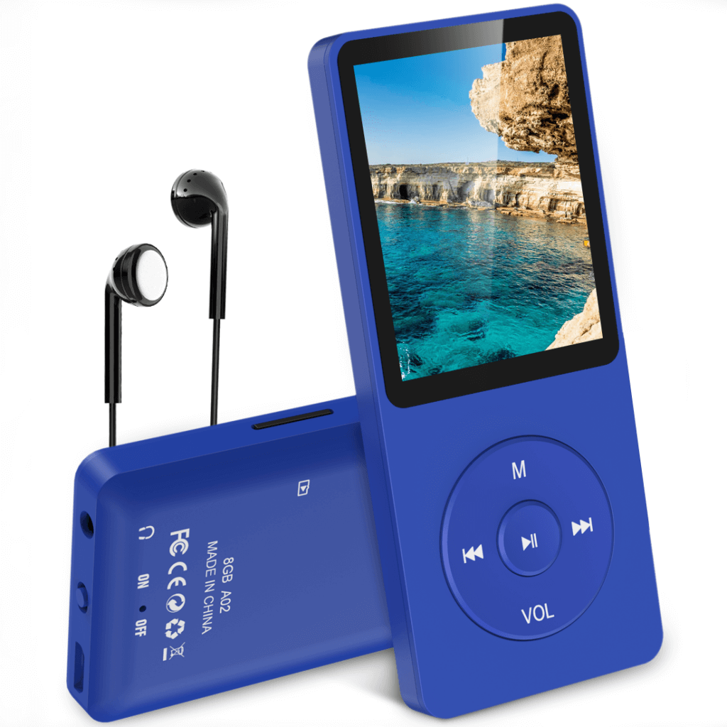 AGPTEK A02 8GB MP3 Player, 70 Hours Playback Lossless Sound Music