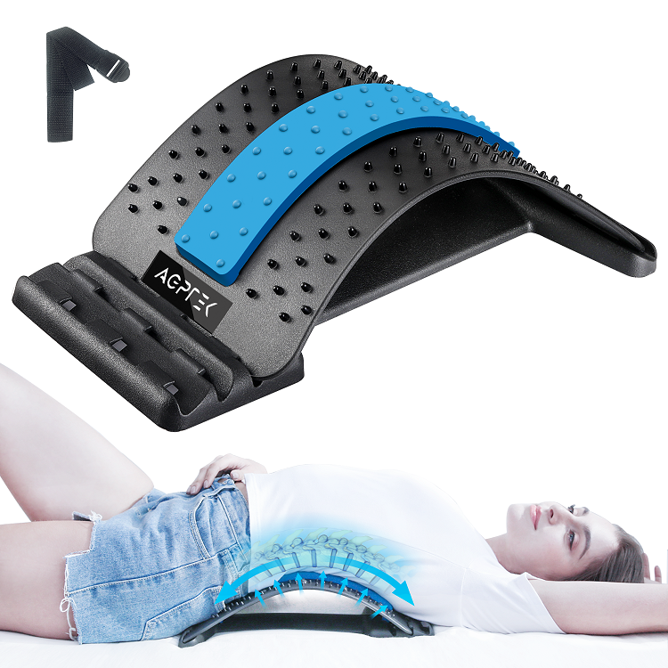 Lumbar Back Pain Relief Device Stretcher For Lower And Upper Back Massager  And Lumbar Support