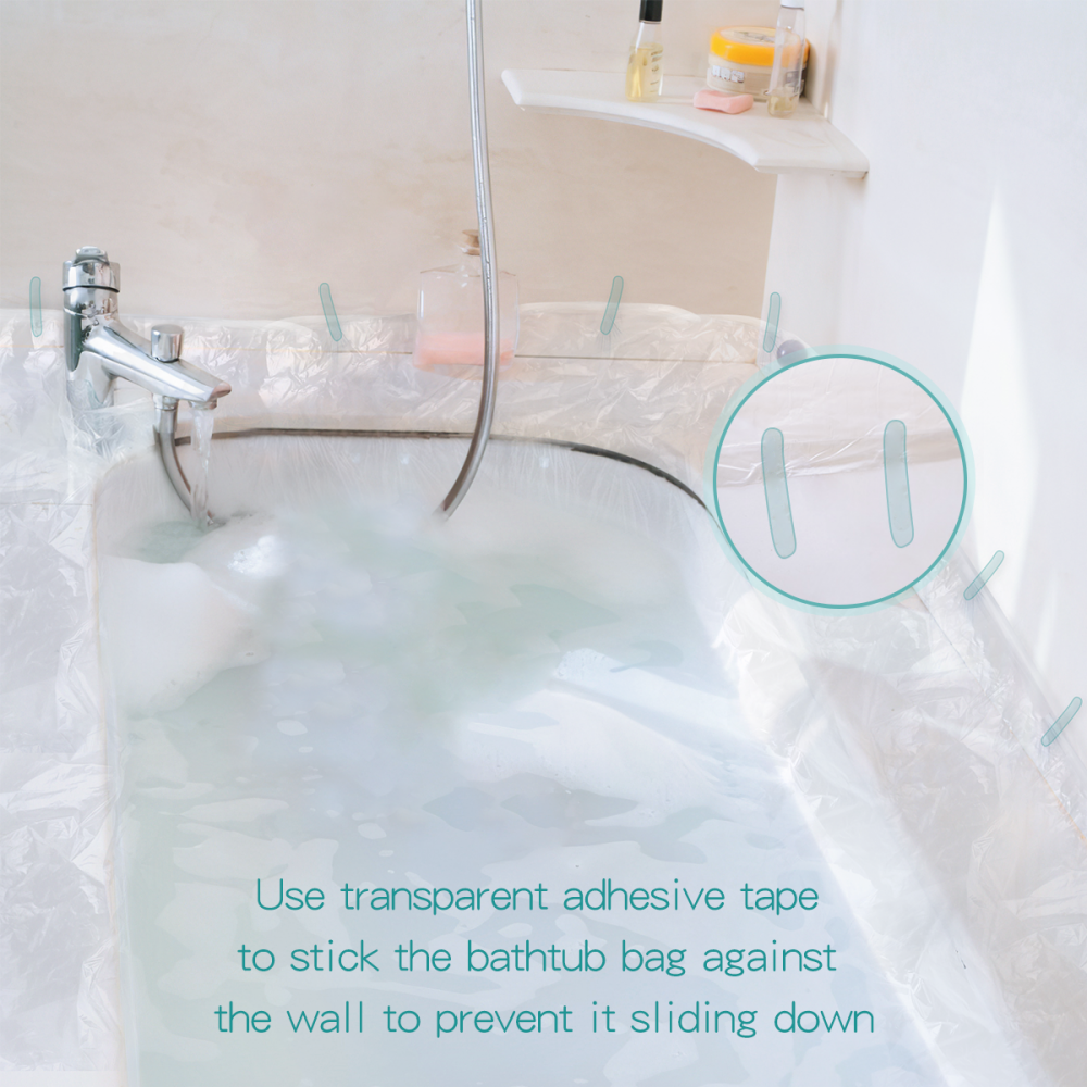 12 Pack Disposable Bathtub Cover Liner, Disposable Bathtub Liners