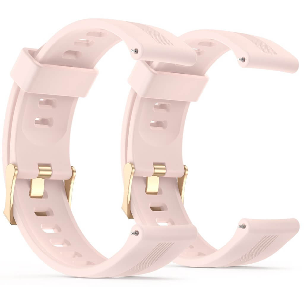 AGPTEK Smart Watch Bands Soft Strap Replacement for LW11 22mm 2 Pack