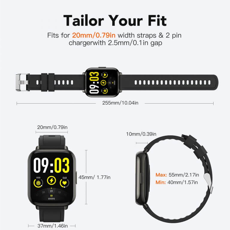 smartwatch 1.6 inch