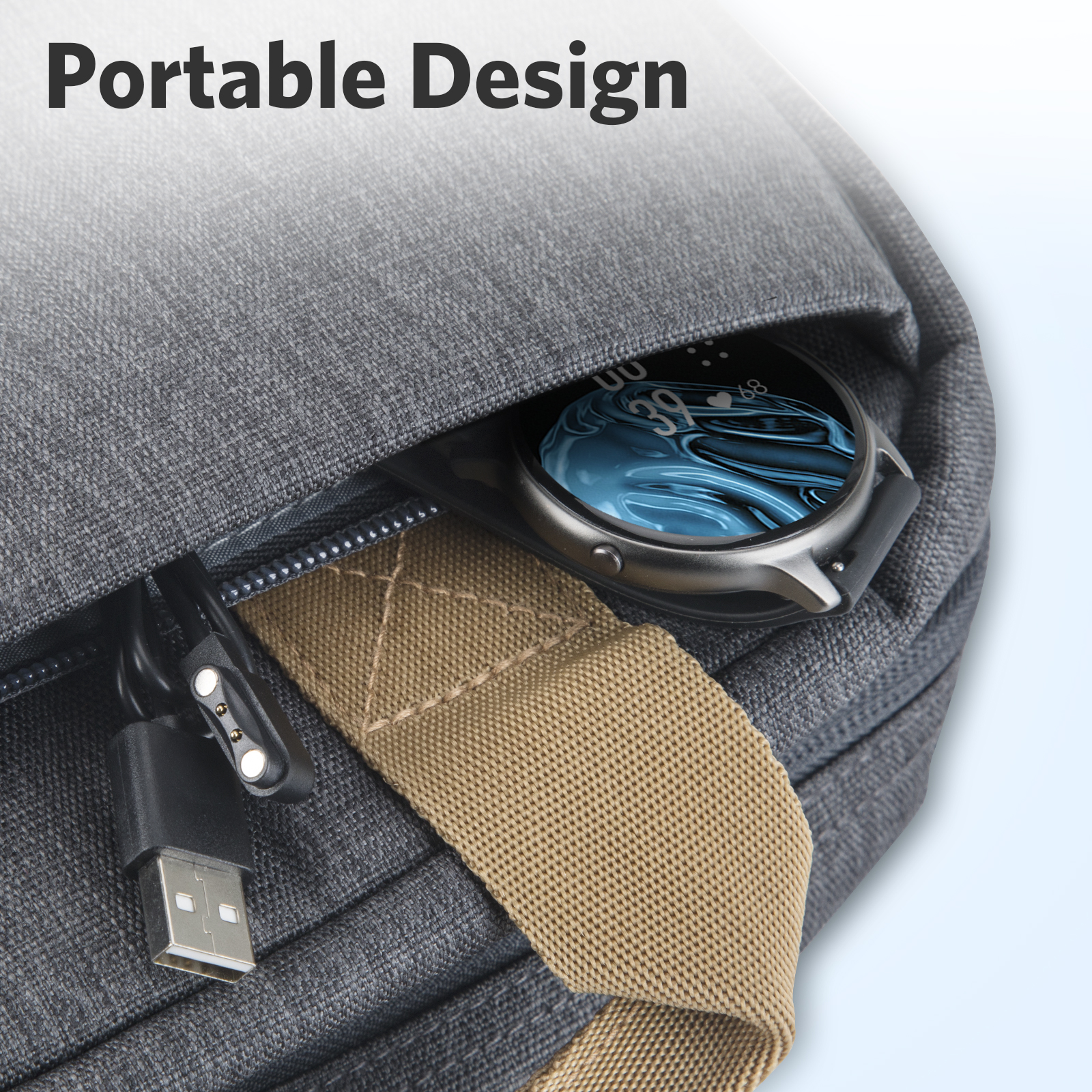 AGPTEK Smart Watch Charger USB Cable for LW11, USB Charging Replacement