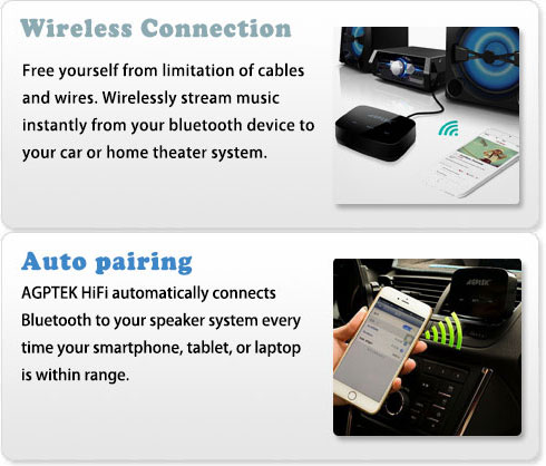 Bluetooth connectivity & Auto-Pairing