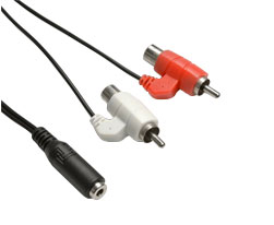 RCA audio convert cable